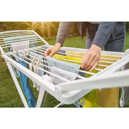 Étendoir À Linge En Plastique, Stable Et Pliable thumbnail 3