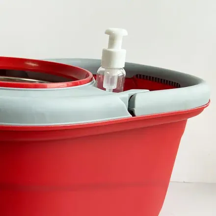 Seau Essoreur À Pédale Rotatif Tornado Mop Avec Balai Microfib thumbnail 2