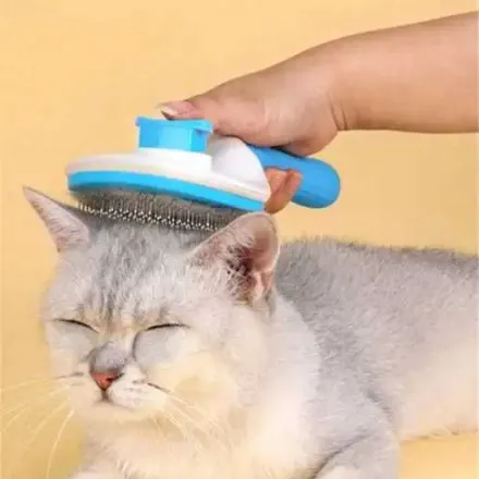 Brosse De Toilettage Chat Et Chien Anti-poils - Couleur Aléatoire thumbnail 4