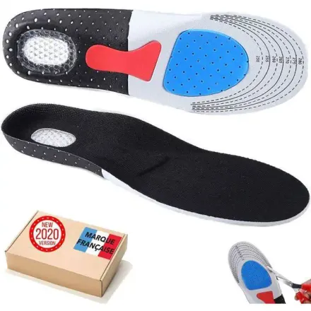Semelles Orthopédiques Universelles 40-46 Eu Avec Amorti Talon - Couleur Aléatoire thumbnail 3