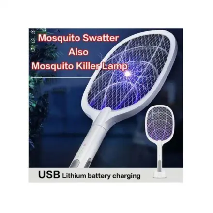 Raquette Lumineuse Électrique Anti Moustique - Rechargeable thumbnail 4