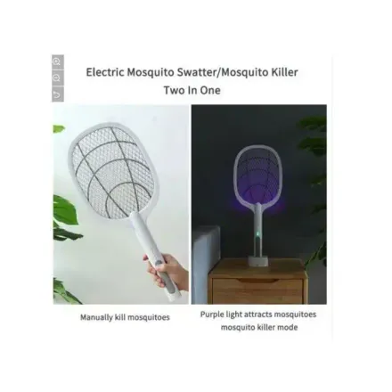 Raquette Lumineuse Électrique Anti Moustique - Rechargeable thumbnail 3