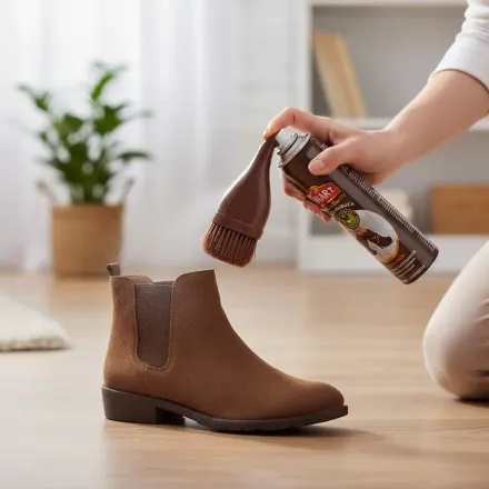 Rénovateur Daim Et Nubuck Spray Marron thumbnail 2