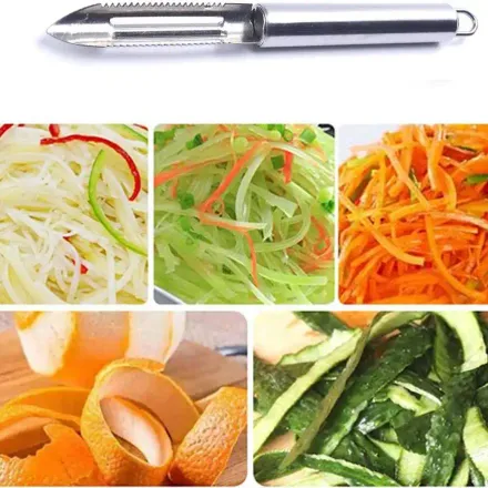 Éplucheur À Fruits Et Légumes Multifonction En Acier Inoxydable thumbnail 4