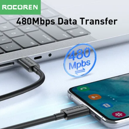 Câble Usb-c 100w – Usb-c Vers Usb-c Pd 20v 5a Qc 4.0 Charge Rapide 2 Mètre thumbnail 4