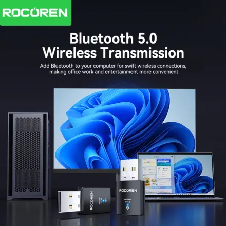 Adaptateur Usb Wifi Bluetooth 5.0 Mini 2-en-1 Dual Band 650mbps  thumbnail 3