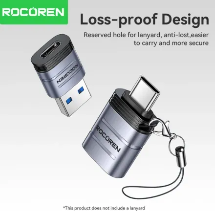 Adaptateur Usb-c Otg Usb 3.2 Type-c Vers Usb 3.0 Femelle 5gbps thumbnail 3
