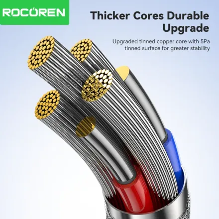Câble Usb-c 100w Avec Affichage Digital – Usb-c Vers Usb-c Pd 3.1 Charge Rapide 5a 1 Mètre thumbnail 3
