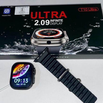 Smart Watch T10 Ultra 2.09 Pouces Écran Pour Android Ios Avec Vis Health Intelligent Tracker thumbnail 3