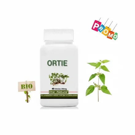 Gélulles Ortie Feuille /bio Et Naturel 40 Gélules thumbnail 1