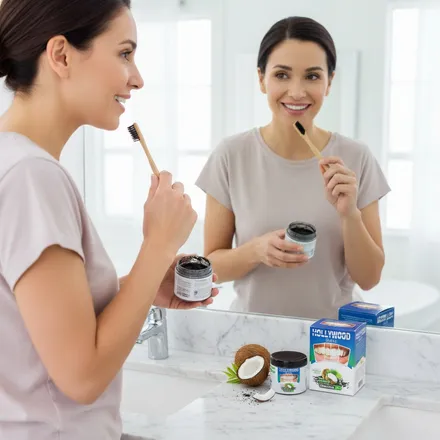 Dentifrice - Charbon Actif - Huile De Coco - Blanchiment - Vegan thumbnail 3