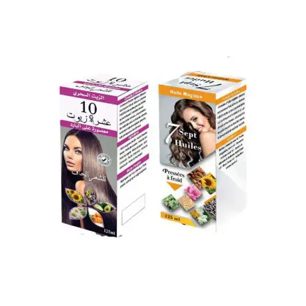 Soin Capillaire - Lot Huiles Magiques - 17 Huiles Naturelles - Nourrissant - 125ml thumbnail 1