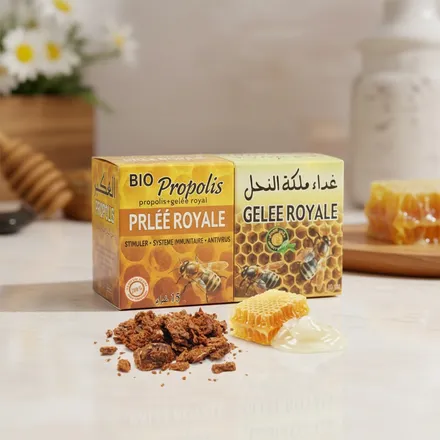Propolis Et Gelée Royale Bio - Complément Alimentaire Vitalité Et Immunité thumbnail 3