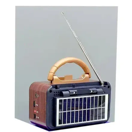 Radio Rétro Bluetooth Am/fm/sw Multifonction Avec Horloge Et Lampe Torche thumbnail 4