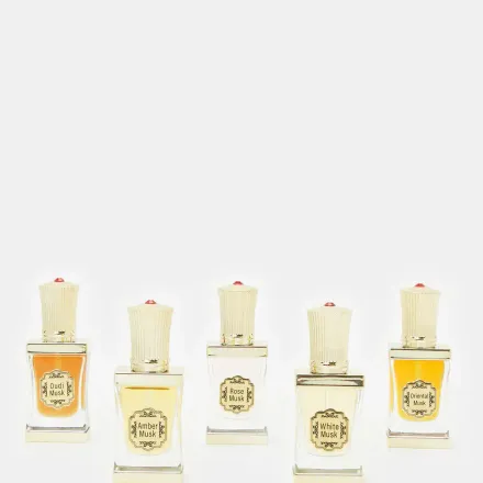 Coffret Collection Spéciale Luxe Compose De Cinq Flacons De Musc Oriental 5x 12 Ml thumbnail 3