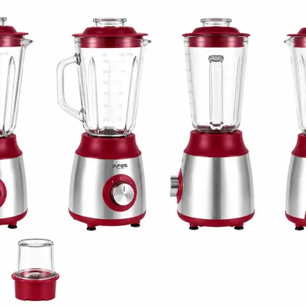 Blender Funky 250 W Avec Bol En Verre 1,5 L & Moulin – 6 Lames En Inox thumbnail 3