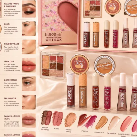 Coffret Cosmétique Complet – Idéal Pour Un Maquillage Naturel Ou Glamour thumbnail 3