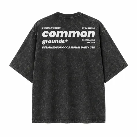 Cg Studio T-shirt Quality In Motion 260 Gsm Acid Wash thumbnail 2