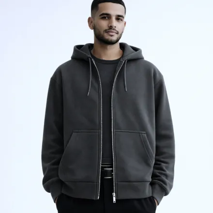 Hoodie Statement 460 Gsm Zippé thumbnail 2