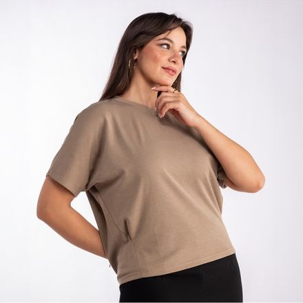 T-shirt Oversize à Boutonnage Dos thumbnail 2