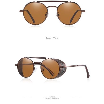 Lunettes De Soleil Métal Cadre Polarisées Protection Uv400 thumbnail 4