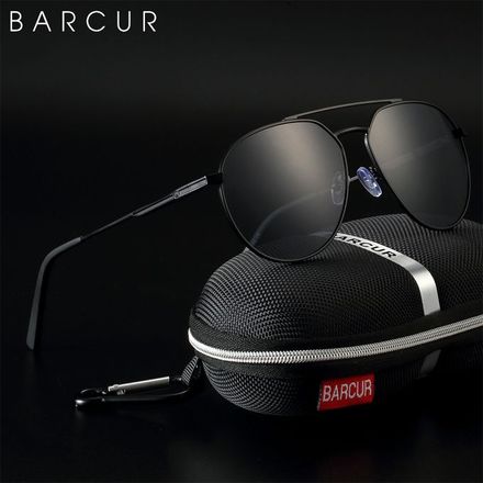 Lunettes De Soleil Métal Cadre Polarisées Protection Uv400 thumbnail 2