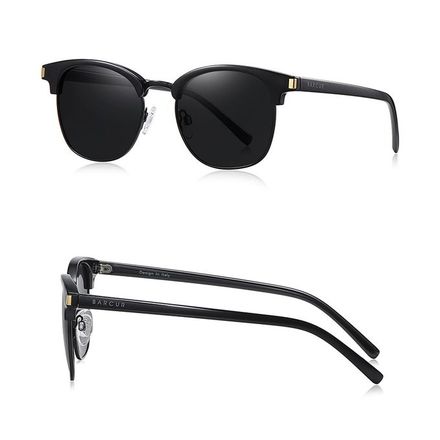 Lunettes De Soleil Métal Cadre Lunettes Polarisées Protection Uv400 thumbnail 3
