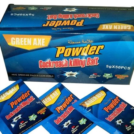 Poudre Appât Anti-Cafards et Blattes – (Boîte de 50 Sachets x 5g) thumbnail 1