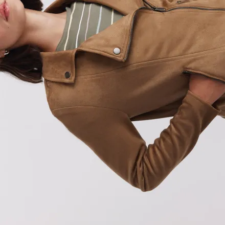 La Veste Biker Veloutée thumbnail 4