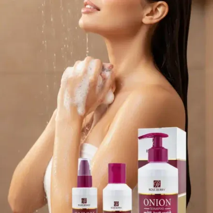 Gamme Capillaire Rose Berry À L’oignon – Force & Éclat Naturel thumbnail 1