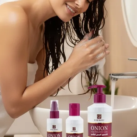 Gamme Capillaire Rose Berry À L’oignon – Force & Éclat Naturel thumbnail 4