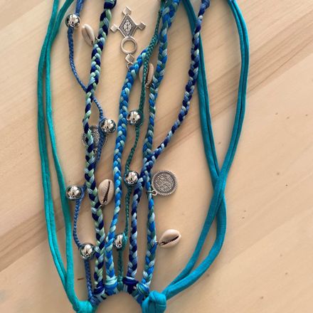 Élastique Amanar Bleu – Accessoire Cheveux thumbnail 4