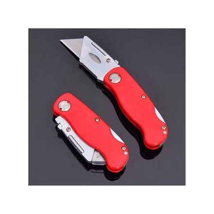 Cutter Utilitaire Remplaçable De Coupeur Avec Extra Lames Coupe Trapézoïdale thumbnail 4
