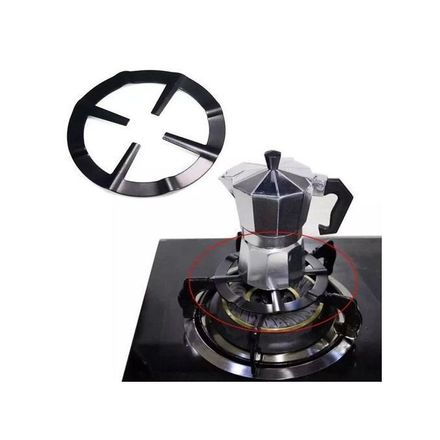 Support Réducteur En Acier Inoxydable Cuisinière À Gaz Noir Plaque thumbnail 3