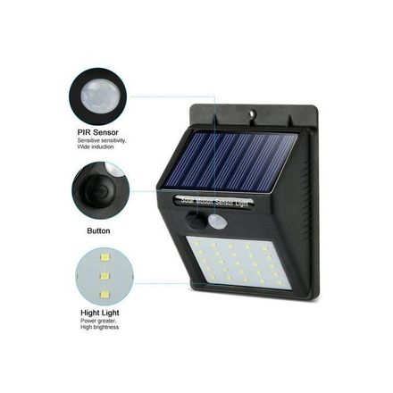 Solar Light Led En Plein Air Étanche Rue Économie D'énergie De Jardin  thumbnail 1