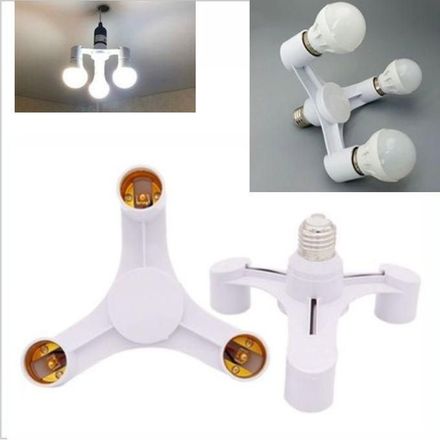 3x1 Adaptateur E27 - Support De 3 Ampoules thumbnail 3