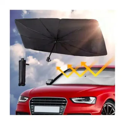 Plustar Car Windshield Sunshade, Front Window Sunshade Heat Insulation Sun Shade Protection thumbnail 3