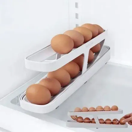 Boîte De Rangement Enroulable Pour Réfrigérateur, Distributeur René, Support Stockage T1, Nouveau thumbnail 2