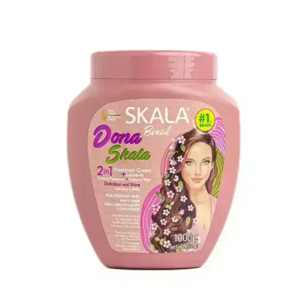 Skala Crème Capillaire Dona 2en1-masque De Traitement+crème Hydratante Sans Rinçage,1000g - Design… thumbnail 1