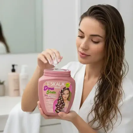 Skala Crème Capillaire Dona 2en1-masque De Traitement+crème Hydratante Sans Rinçage,1000g - Design… thumbnail 3