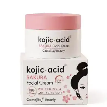 Crème Visage À L'acide Kojique Sakura Pour Éclaircir, Hydrater Et Uniformiser Le Teint thumbnail 1
