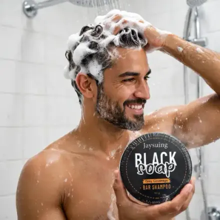Shampoing Solide Anti-cheveux Blancs Pour Couvrir Les Cheveux Gris thumbnail 4