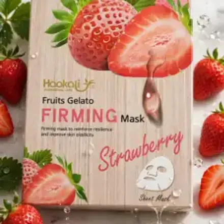 Lot De 10 Masques Visage - Raffermissants À La Fraise thumbnail 1
