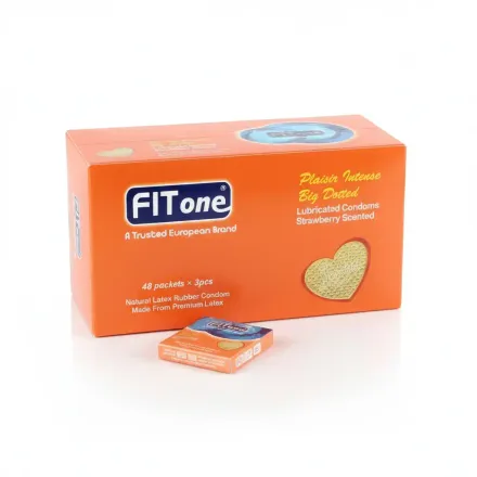 Préservatif Plaisir Intense Fraise, 48 Boites De 3 Condoms thumbnail 4