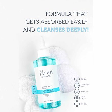 %5 Gycolic Acid Purifying Toner Aha + Bha Exfoliating And Clarifying Toner thumbnail 4
