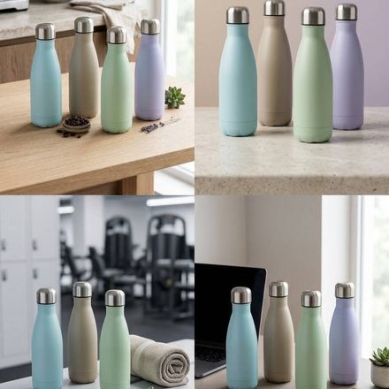 Gourde Isotherme En Inox – Couleur Aléatoire thumbnail 2