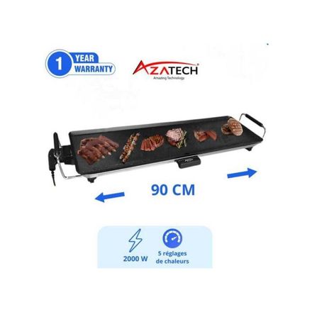 Planche De Cuisson Antiadhésif Électrique 2000w thumbnail 2