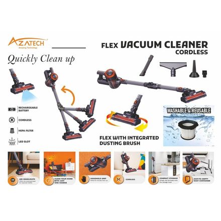 Aspirateur Balai Sans Fil Batterie Turbobat Digital Flex 3 En 1 + 2 Filtre Gratuit thumbnail 3