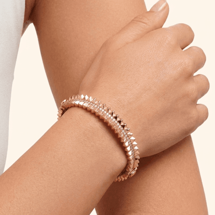 Bracelet Or Rose 18 Carats – Éclat Raffiné & Zirconium Premium thumbnail 3
