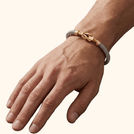 Bracelet Homme En Or Jaune 18 Carats – Maille Tressée & Fermoir Élégant thumbnail 3